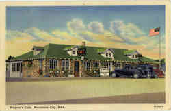 Wegner's Cafe Postcard
