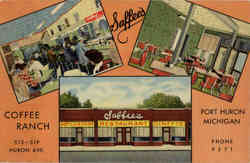 Saffee's Coffee Ranch Restaurant Postcard