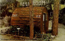 Redwood Rest Room Postcard