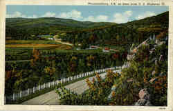Mountainsburg Arkansas from US HIghway 71 Postcard