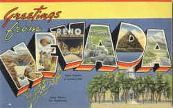 Greetings from Nevada Postcard Postcard