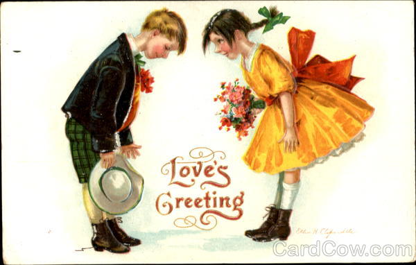 Love's Greeting Ellen Clapsaddle Children