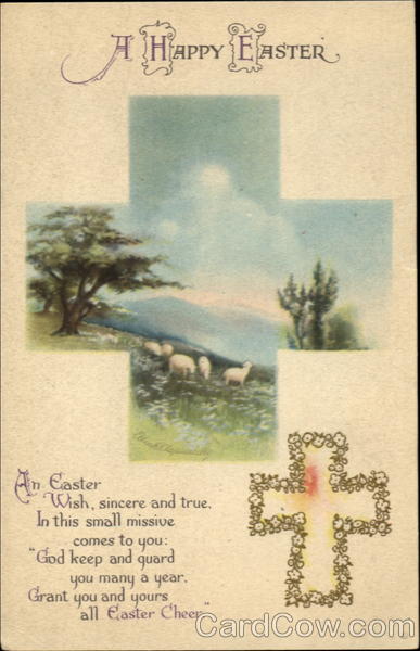 A Happy Easter Ellen Clapsaddle