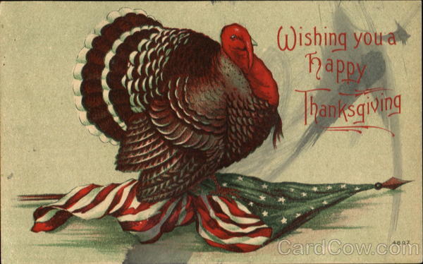 Wishing You A Happy Thanksgiving Patriotic
