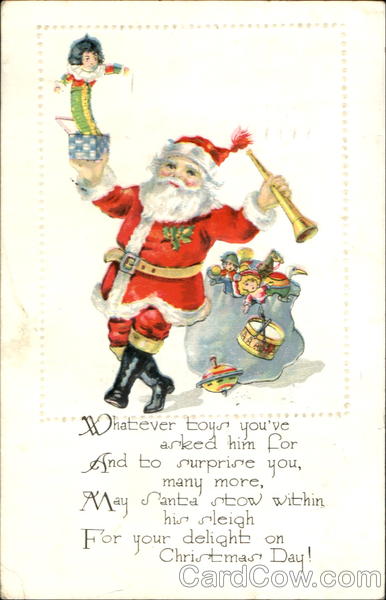 Santa with Toys Santa Claus