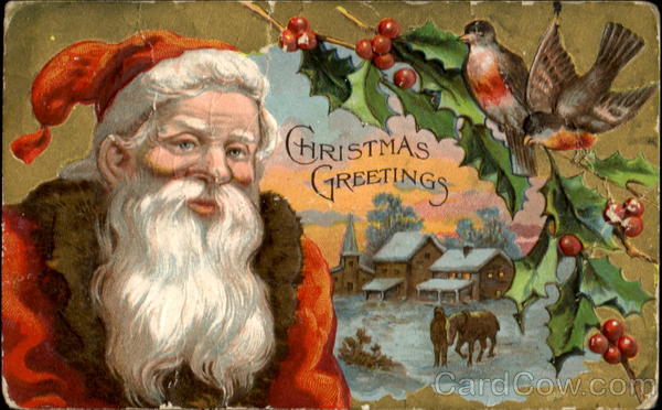 Christmas Greetings Santa Claus