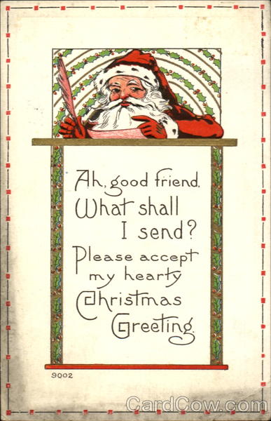 Christmas Greeting Santa Claus