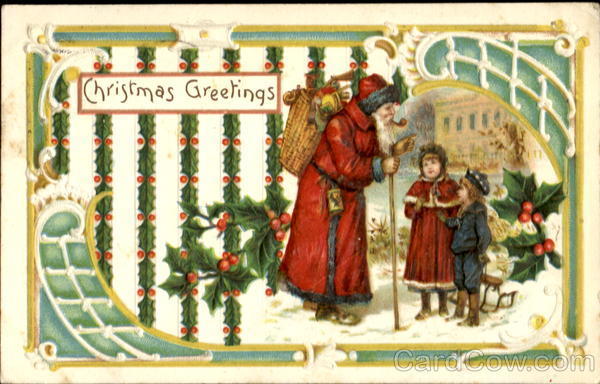 Christmas Greetings Santa Claus