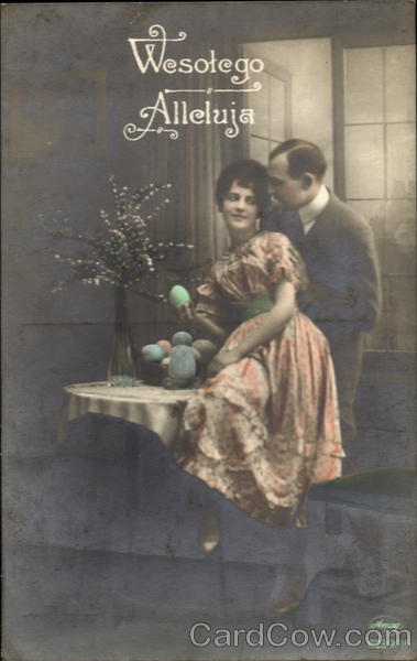 Wesotego Allelujal Tinted Eggs