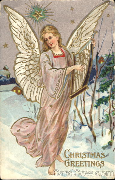 Christmas Greetings Angels