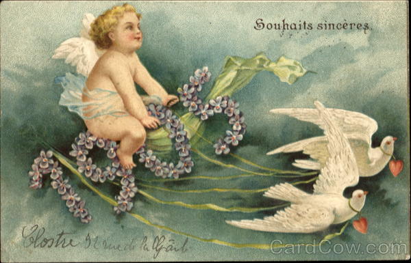 Souhaits Sinceres 1905 New Year's