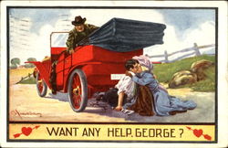 Want Any Help George? Fred C. Lounsbury Postcard Postcard