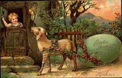 Easter Greetings Postcard