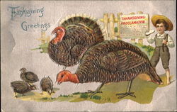 Thanksgiving Greetings Postcard