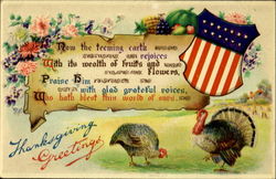 Thanksgiving Greetings Postcard