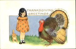 Thanksgiving Greetings Postcard