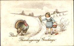 Best Thanksgiving Greetings Postcard
