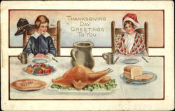 Thanksgiving Day Greetings To You Postcard