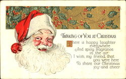Thinking Of You At Christmas Postcard