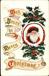 Way Yours Be A Merry Christmas Postcard