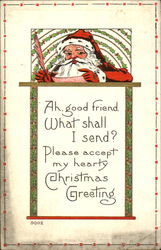 Christmas Greeting Postcard