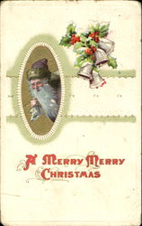 Santa - Purple Robe Postcard
