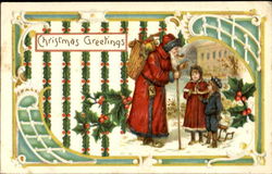 Christmas Greetings Postcard