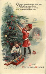 Best Christmas Wishes Postcard