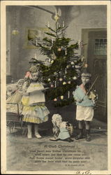 A Glad Christmas Postcard