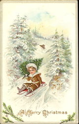 A Merry Christmas Postcard
