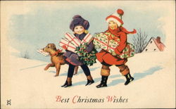 Best Christmas Wishes Postcard