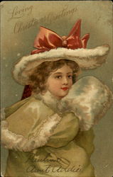 Loving Christmas Greetings Postcard