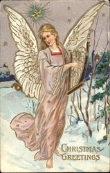 Christmas Greetings Postcard