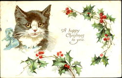 A Happy Christmas To You Postcard