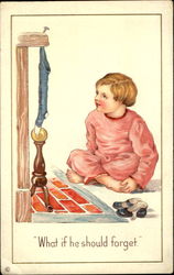 What If He Should Forget Postcard