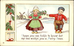 Dutch Children Postcard Postcard