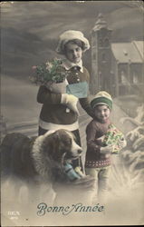 Bonne Annee Postcard