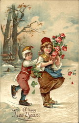 A Happy New Year Postcard