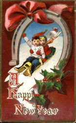 A Happy New Year Postcard