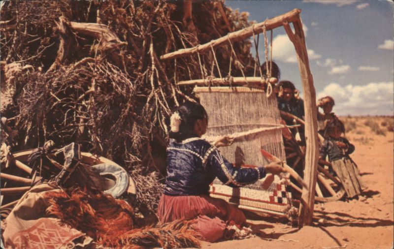 Weaving Navajos Native Americana