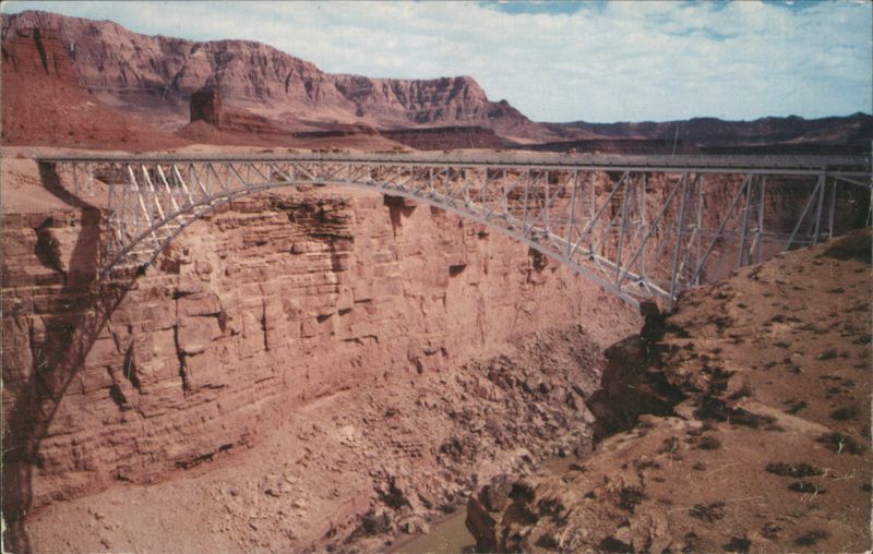 Navajo Bridge, Marble Canyon, Arizona Hubert Lowman