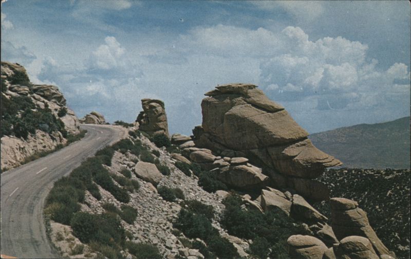 Goosehead Rock on Hitchcock Highway, Tucson to Mt. Lemmon Arizona