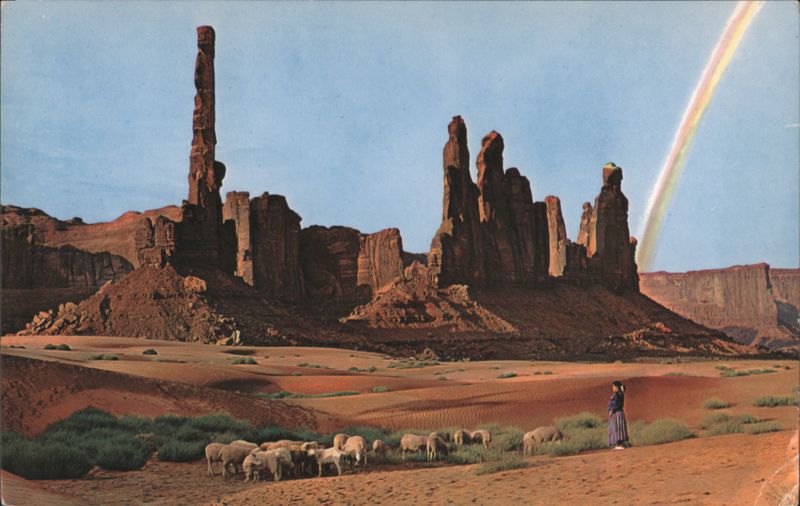 Tending Navajo Sheep, Monument Valley, Arizona