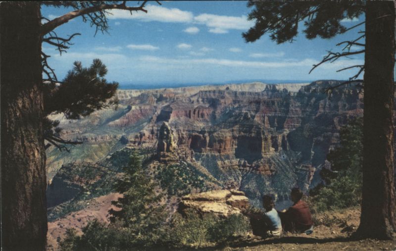 North Rim of Grand Canyon of the Colorado Arizona Hal Rumel