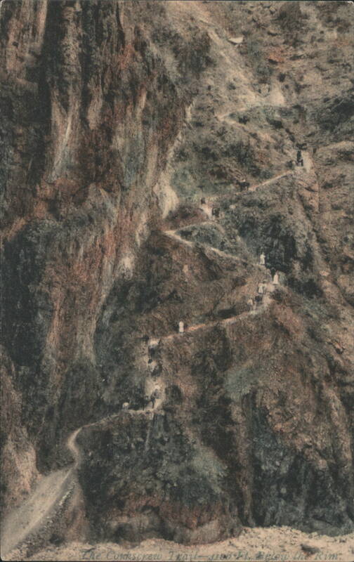 The Corkscrew Trail - 1300 Ft. Below the Rim Grand Canyon National Park