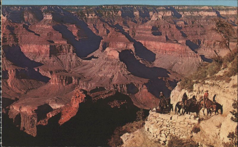 Head of Bright Angel Trail, Grand Canyon Grand Canyon National Park Arizona