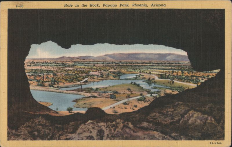 Hole in the Rock, Papago Park Phoenix Arizona