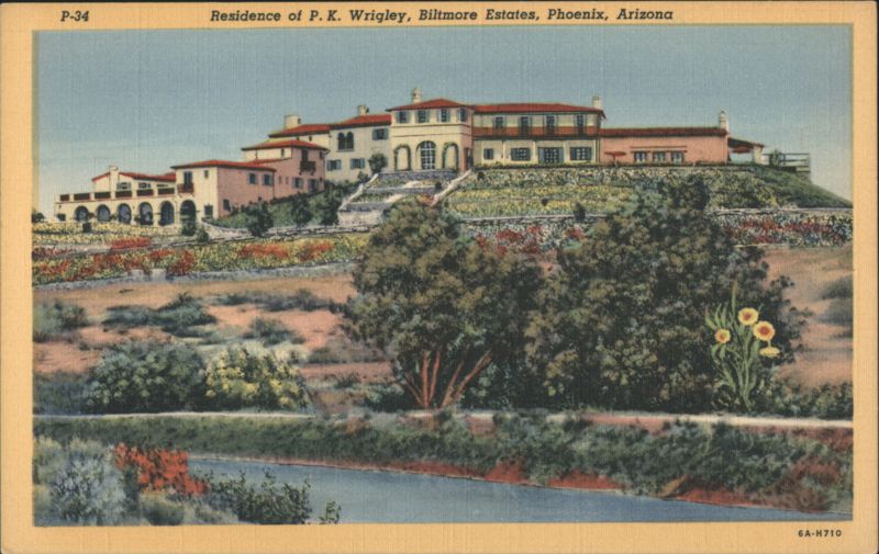 Residence of P. K. Wrigley, Biltmore Estates Phoenix Arizona