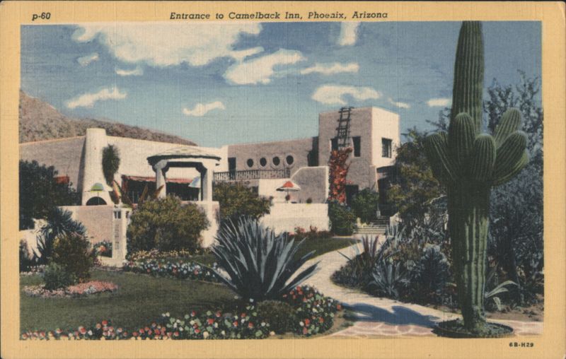 Entrance to Camelback Inn, Phoenix, Arizona