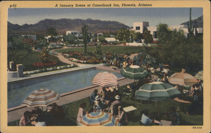 A January Scene at Camelback Inn Phoenix Arizona